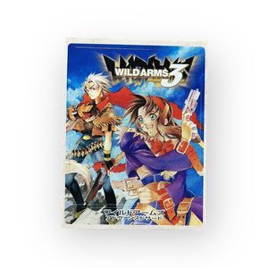 Sony PlayStation‎ 2 PS2 Wild Arms 3 VTG Vintage Memory Card Sticker Skin